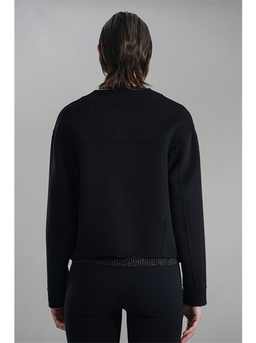 Bomber in misto lana Simona Corsellini | A25CPGBV1001NERO